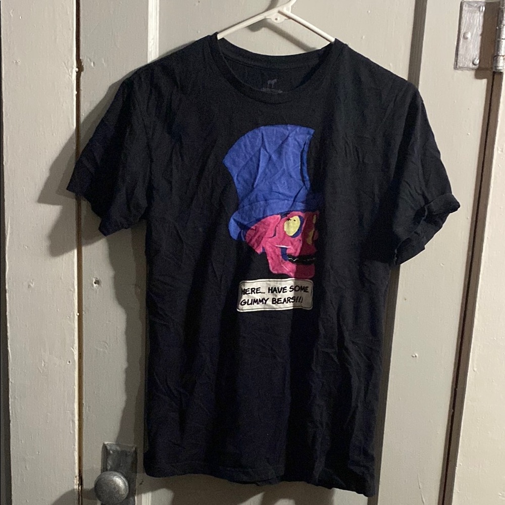 Black and Blue Graphic Short Sleeve Tee